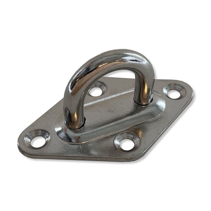 Plaat met oog RVS A4 M8 main product photo