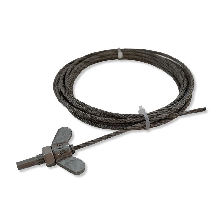 Gordijn bevestigingsset (2 kabelspanners + 6,5 m staalkabel) main product photo