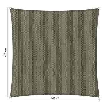 Schaduwdoek vierkant 4,00x4,00 meter