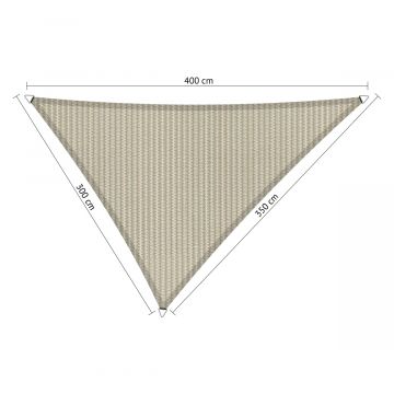 Schaduwdoek Driehoek ongelijkzijdig 3,00x3,50x4,00 meter